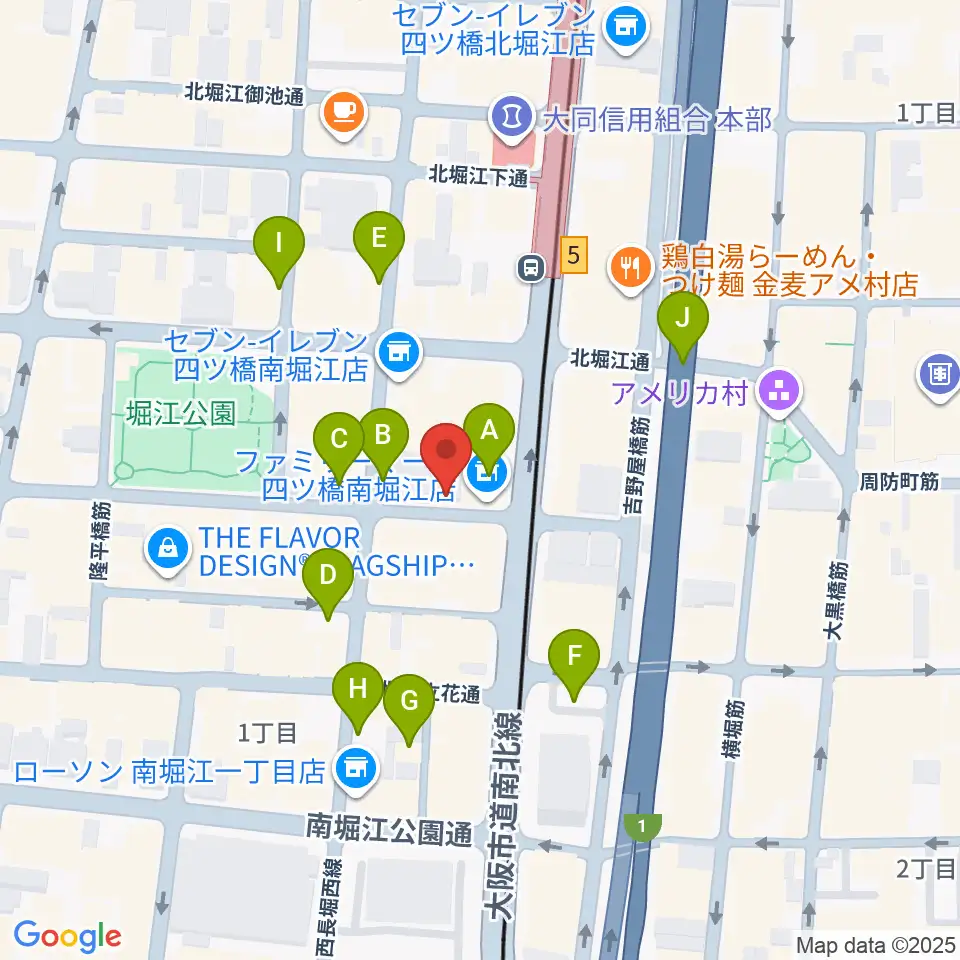 FLAKE RECORDS周辺の駐車場・コインパーキング一覧地図
