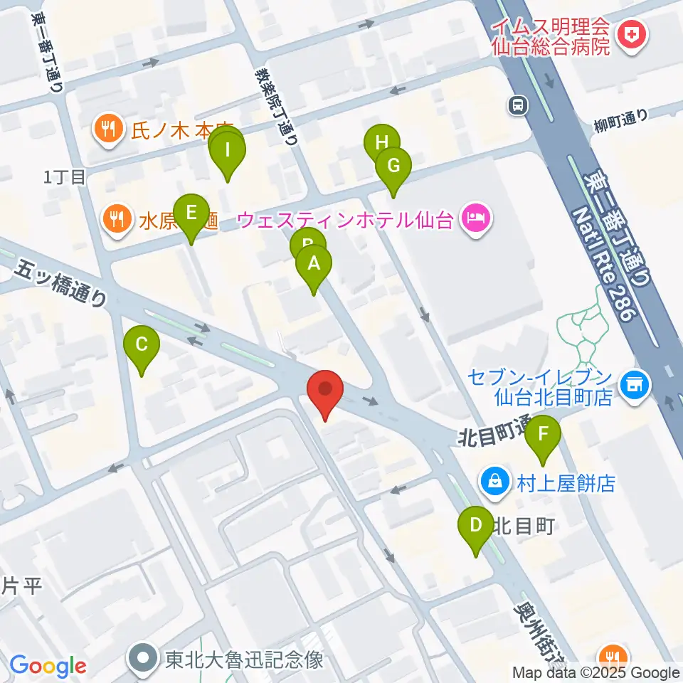 ジェーアンドビー北目町店周辺の駐車場・コインパーキング一覧地図