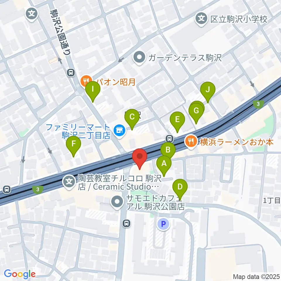 STUDIO ARNEST周辺の駐車場・コインパーキング一覧地図