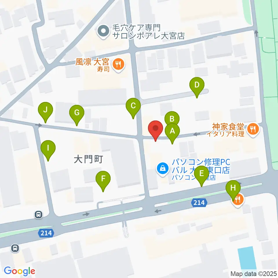 レコード屋グリグリ周辺の駐車場・コインパーキング一覧地図