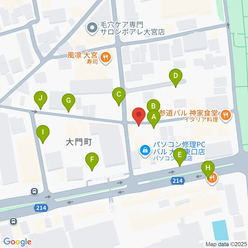 レコード屋グリグリ周辺の駐車場・コインパーキング一覧地図