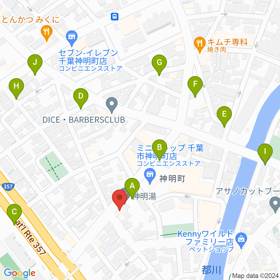 DROPS RECORD周辺の駐車場・コインパーキング一覧地図