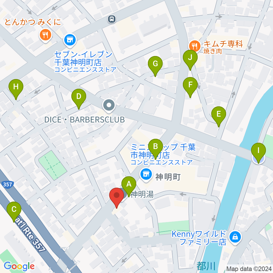 DROPS RECORD周辺の駐車場・コインパーキング一覧地図