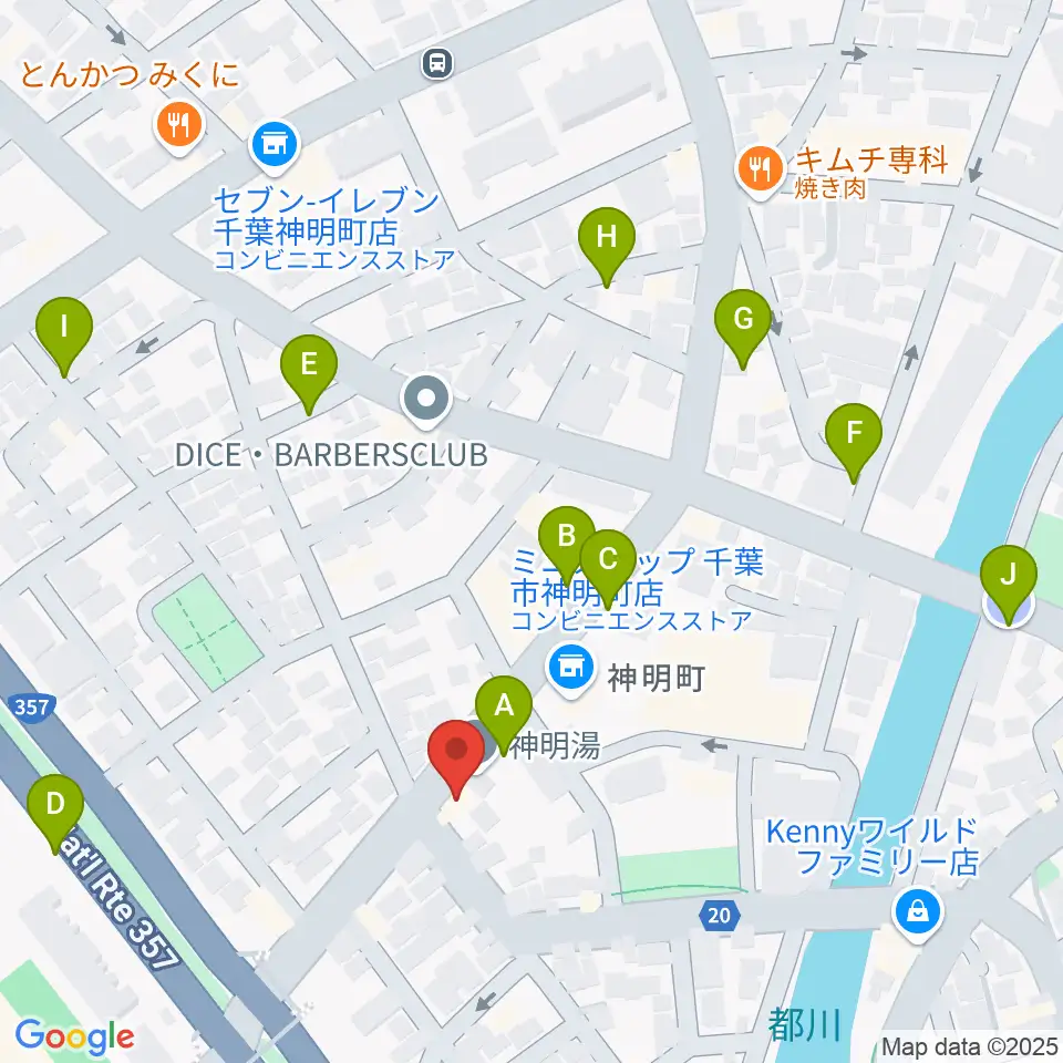 DROPS RECORD周辺の駐車場・コインパーキング一覧地図