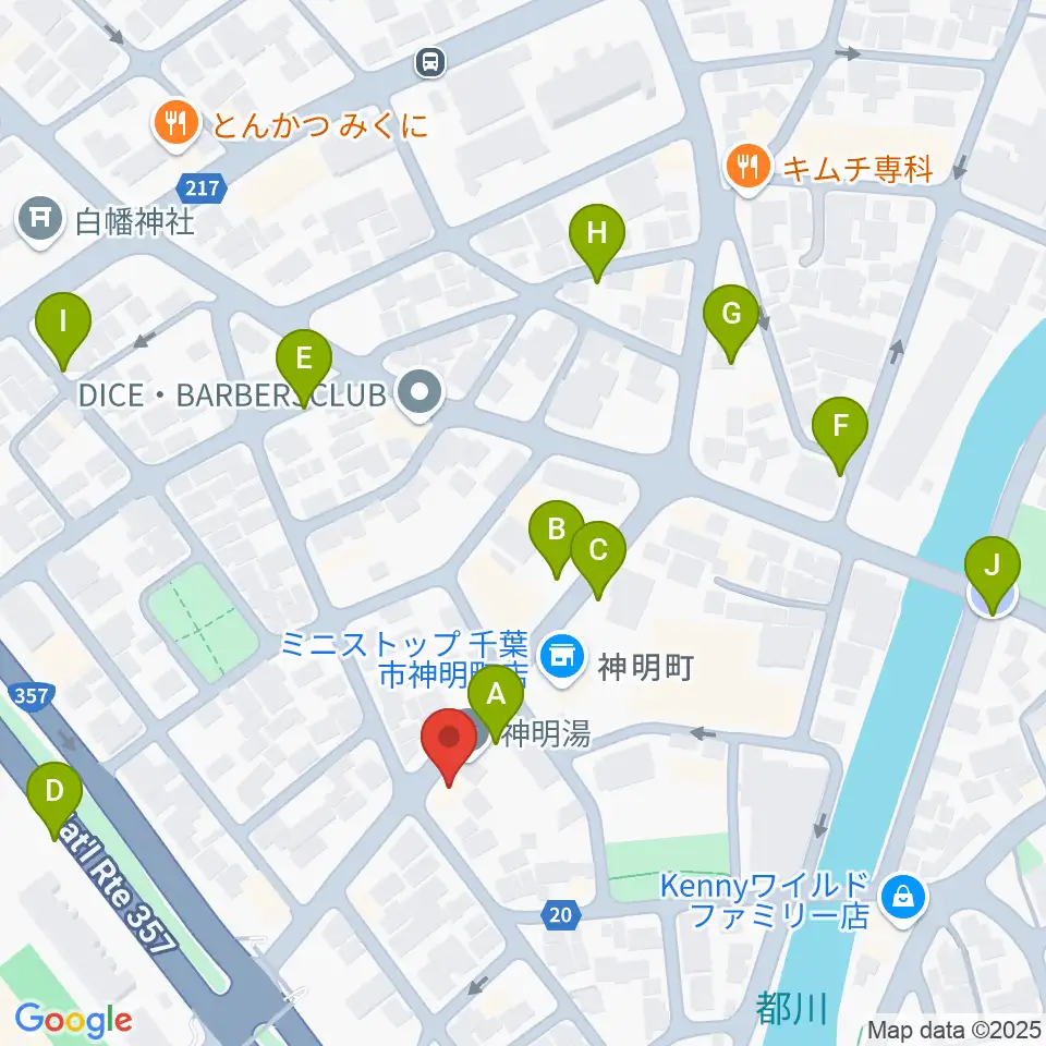 DROPS RECORD周辺の駐車場・コインパーキング一覧地図