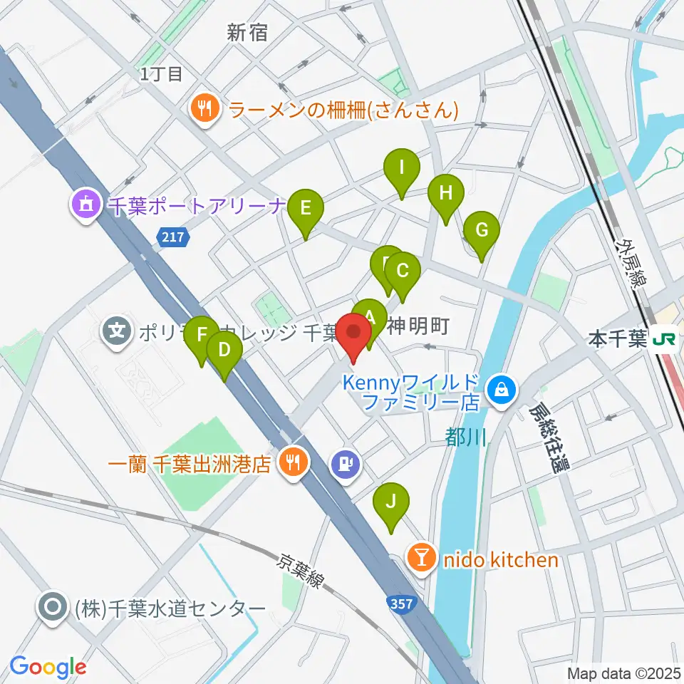 DROPS RECORD周辺の駐車場・コインパーキング一覧地図