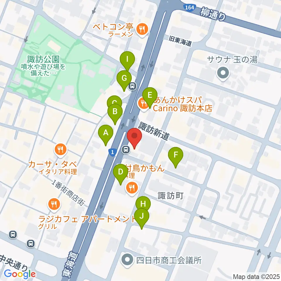 ルークレコーズ周辺の駐車場・コインパーキング一覧地図