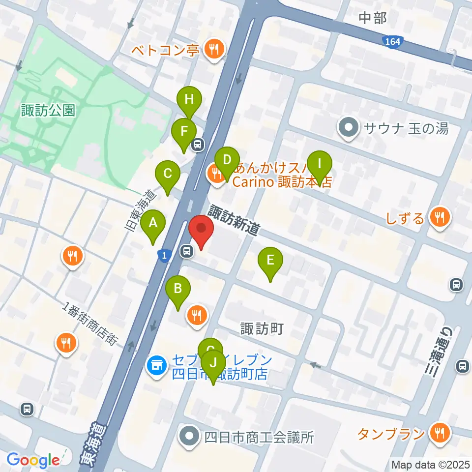 ルークレコーズ周辺の駐車場・コインパーキング一覧地図