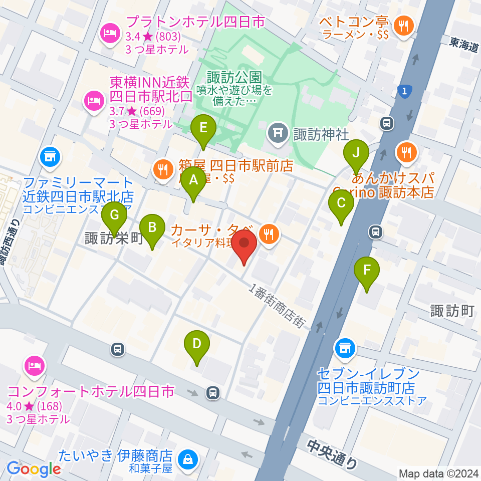 ラストワルツ周辺の駐車場・コインパーキング一覧地図