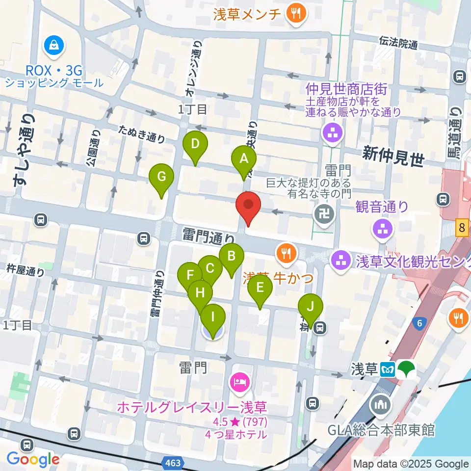 音のヨーロー堂周辺の駐車場・コインパーキング一覧地図