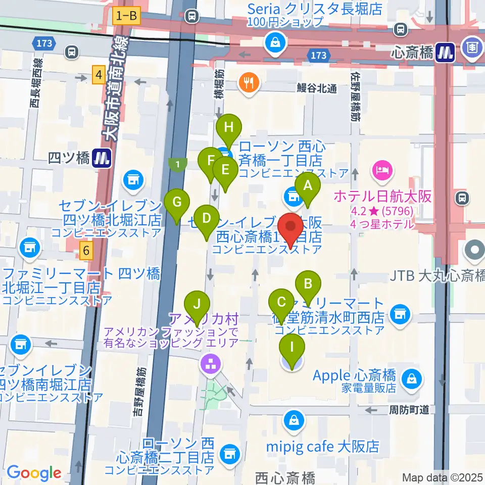 VINYL CHAMBER周辺の駐車場・コインパーキング一覧地図