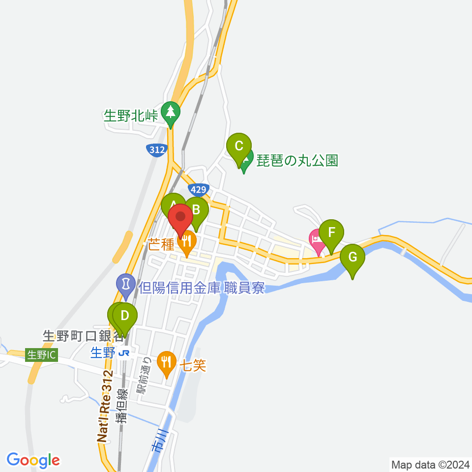 生野マインホール周辺の駐車場・コインパーキング一覧地図