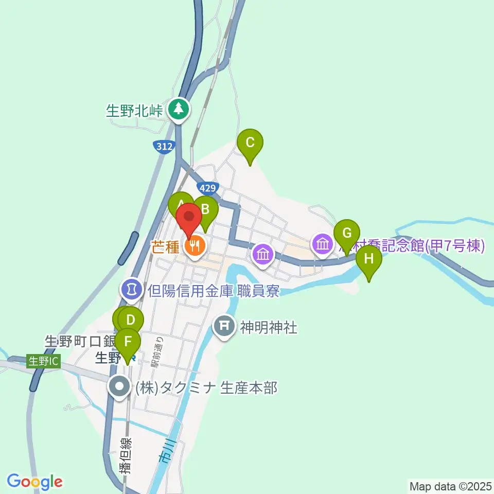 生野マインホール周辺の駐車場・コインパーキング一覧地図