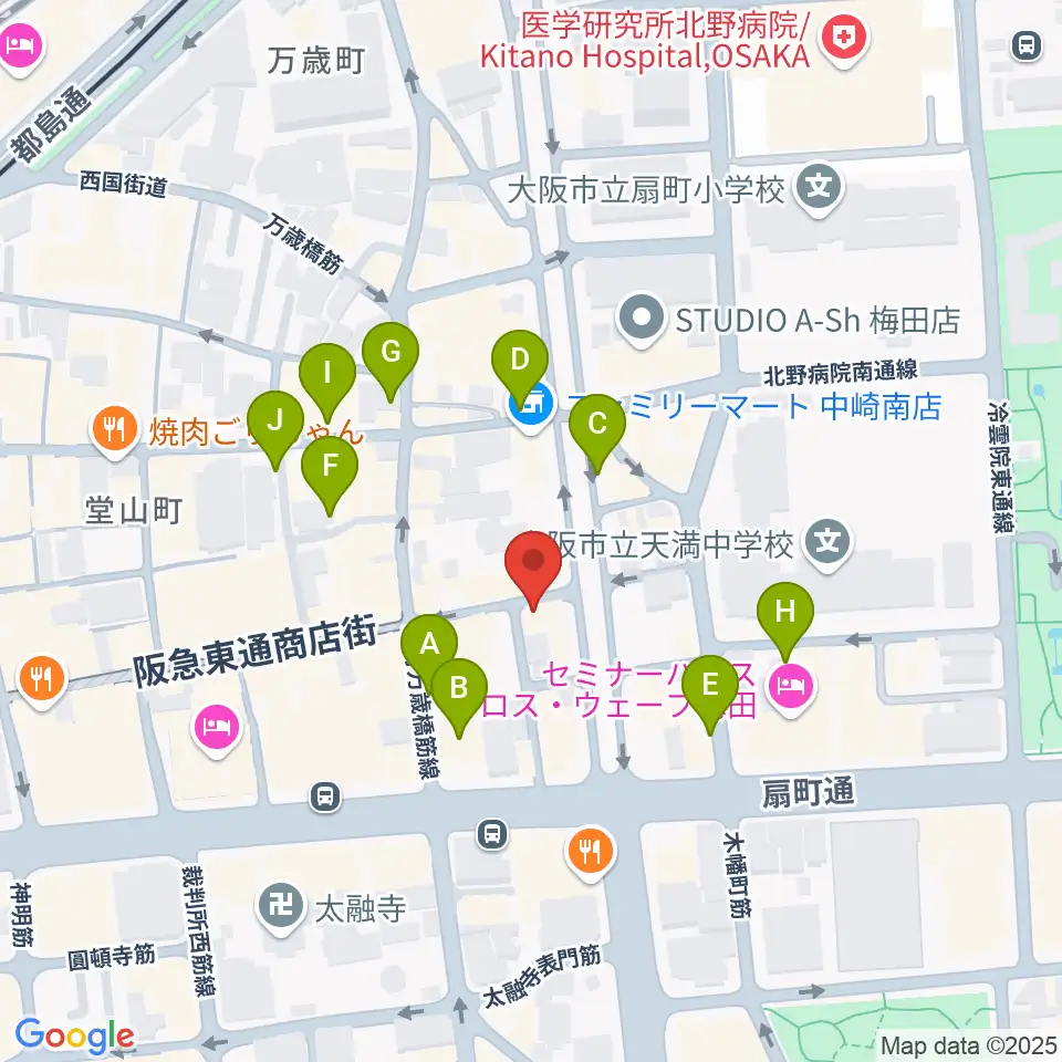 スマイルレコード周辺の駐車場・コインパーキング一覧地図