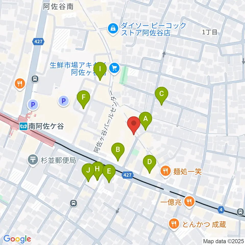 LAST GUITAR（ラストギター）周辺の駐車場・コインパーキング一覧地図