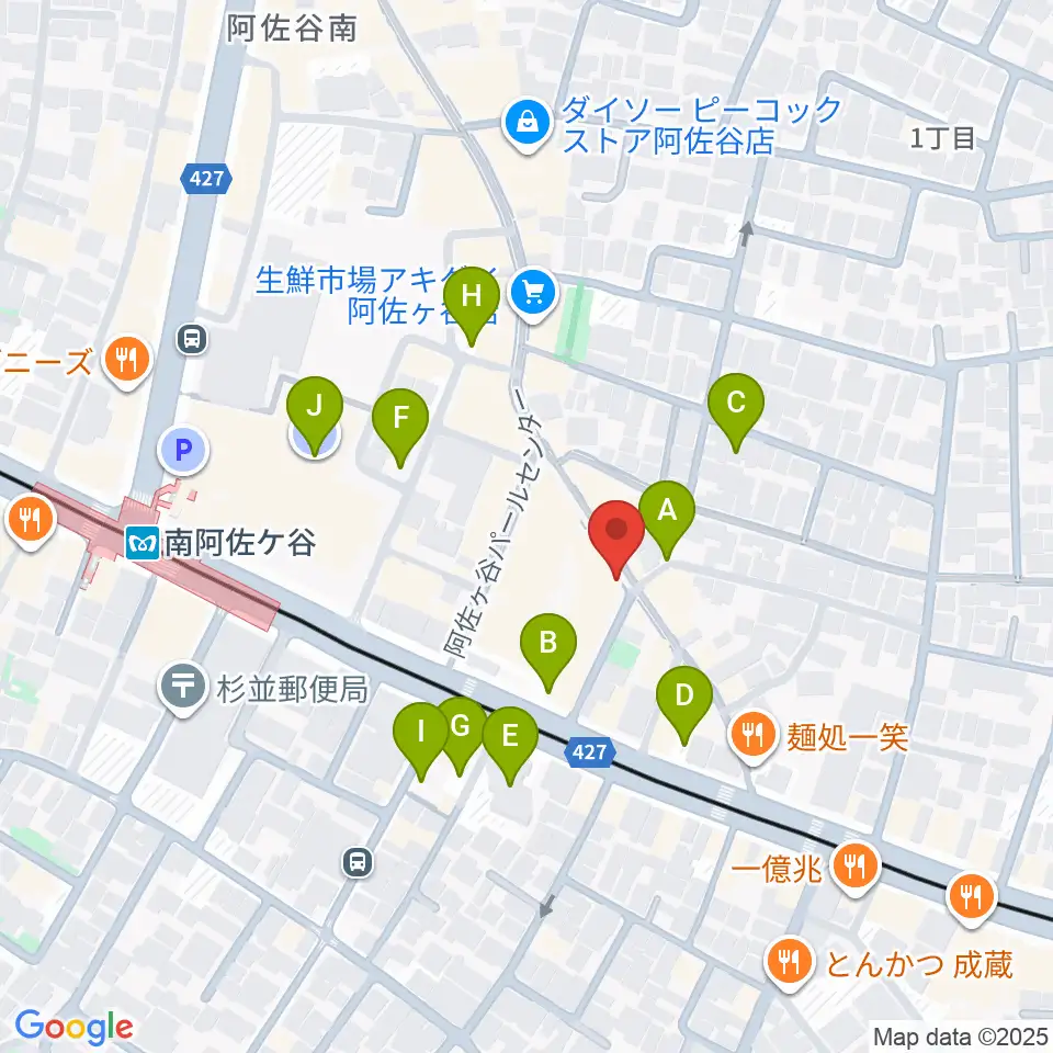LAST GUITAR(ラストギター)周辺の駐車場・コインパーキング一覧地図