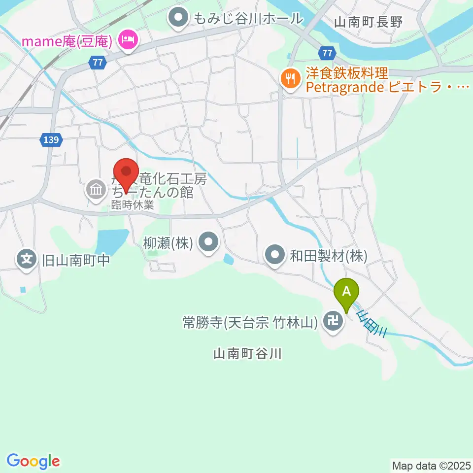 山南住民センターやまなみホール周辺の駐車場・コインパーキング一覧地図