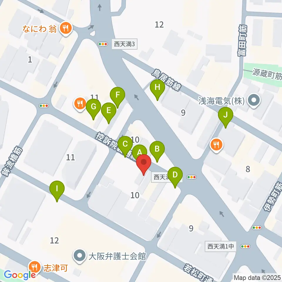 パストラーレ周辺の駐車場・コインパーキング一覧地図