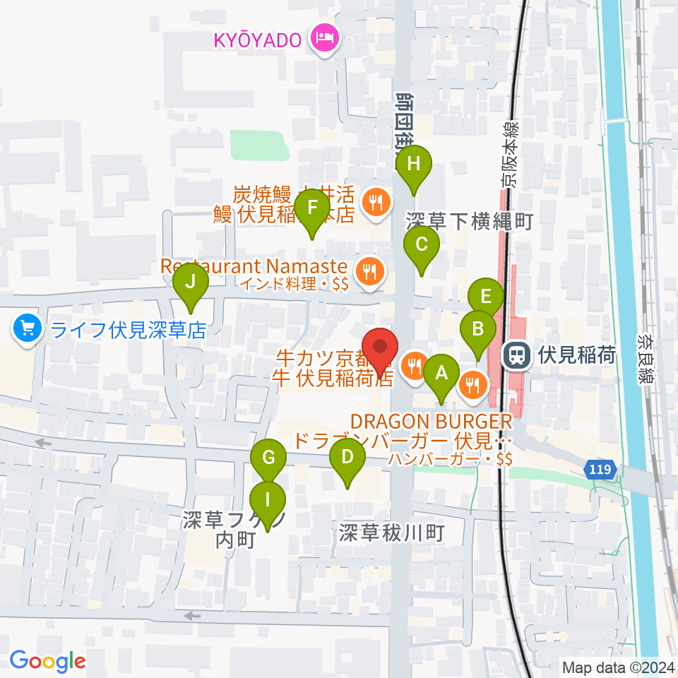 アンソニアカフェ周辺の駐車場・コインパーキング一覧地図