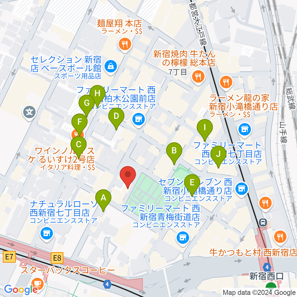 ダブストアレコードマート周辺の駐車場・コインパーキング一覧地図