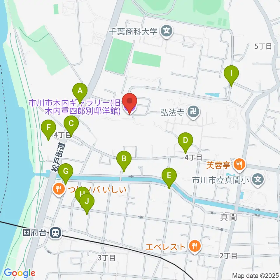 木内ギャラリー周辺の駐車場・コインパーキング一覧地図