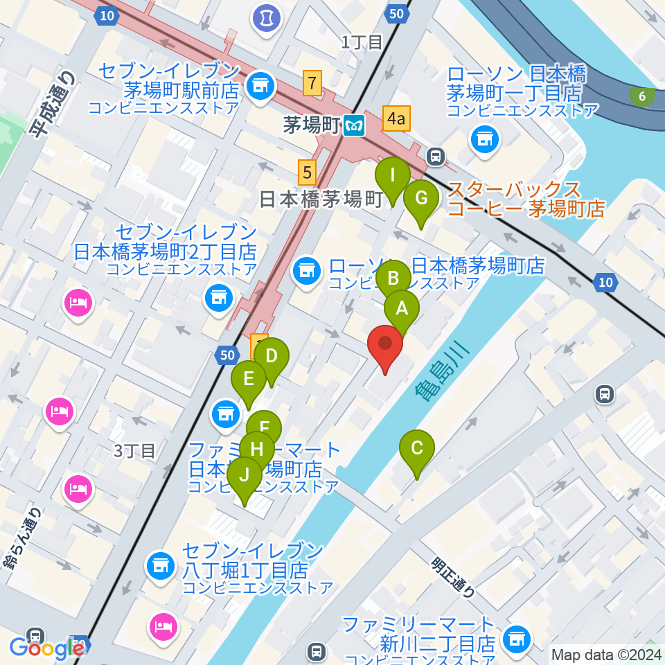 グランドギャラリー東京周辺の駐車場・コインパーキング一覧地図