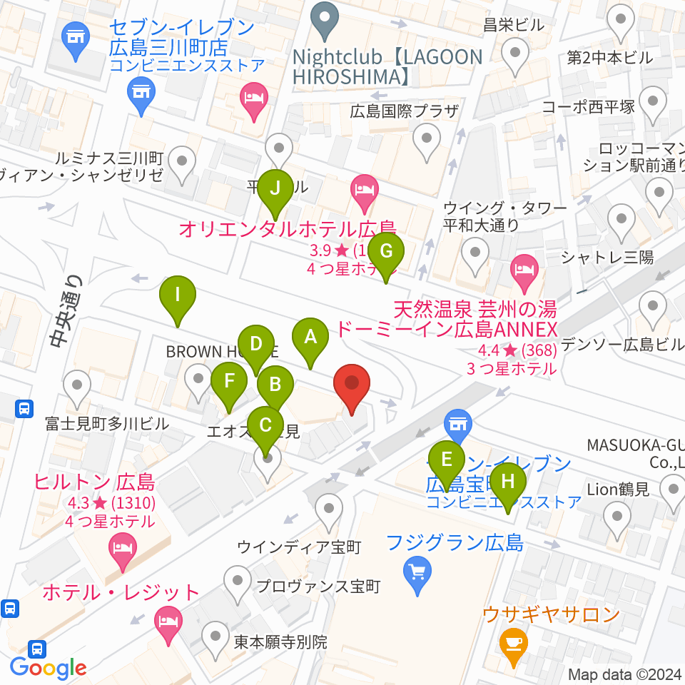 音魂周辺の駐車場・コインパーキング一覧地図