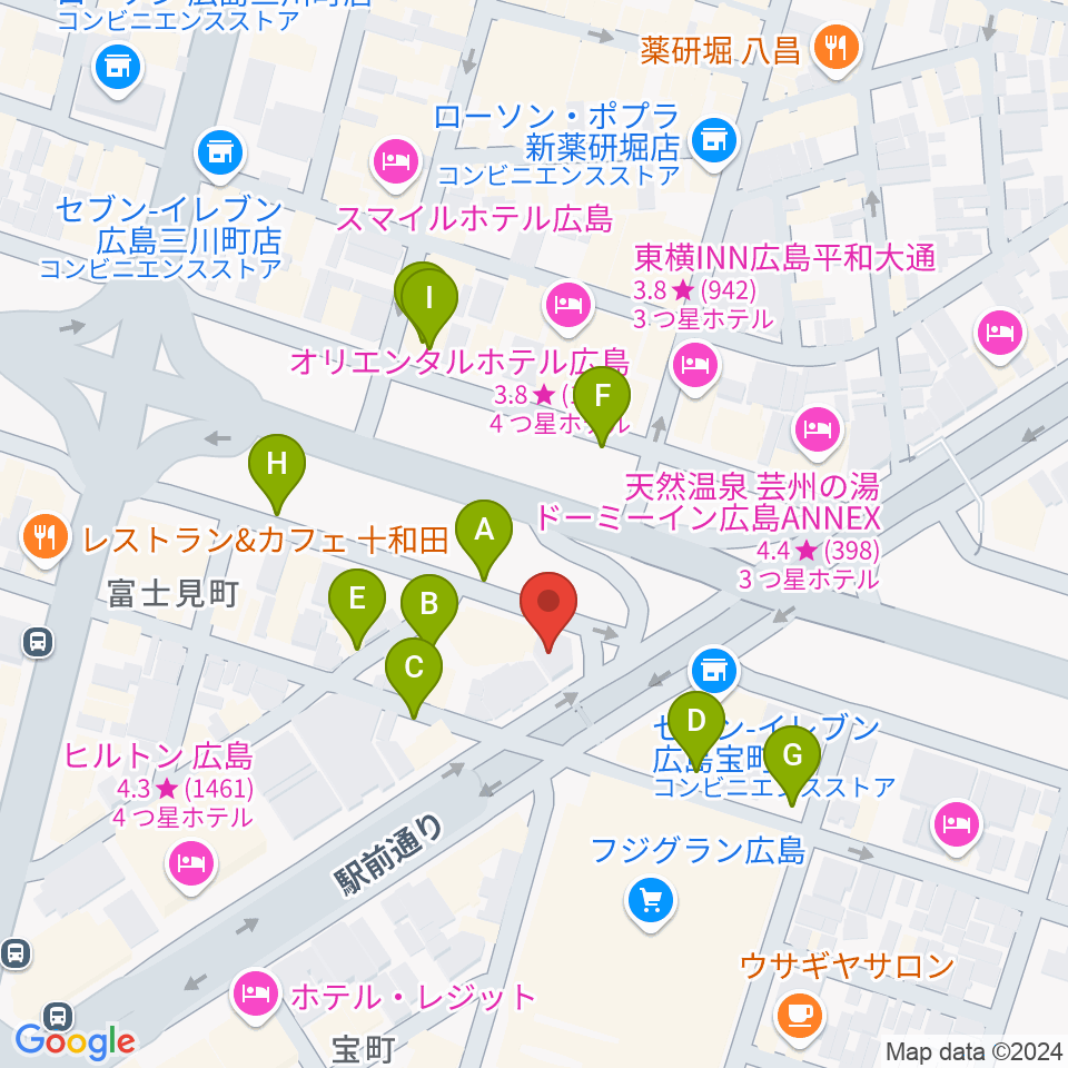 音魂周辺の駐車場・コインパーキング一覧地図