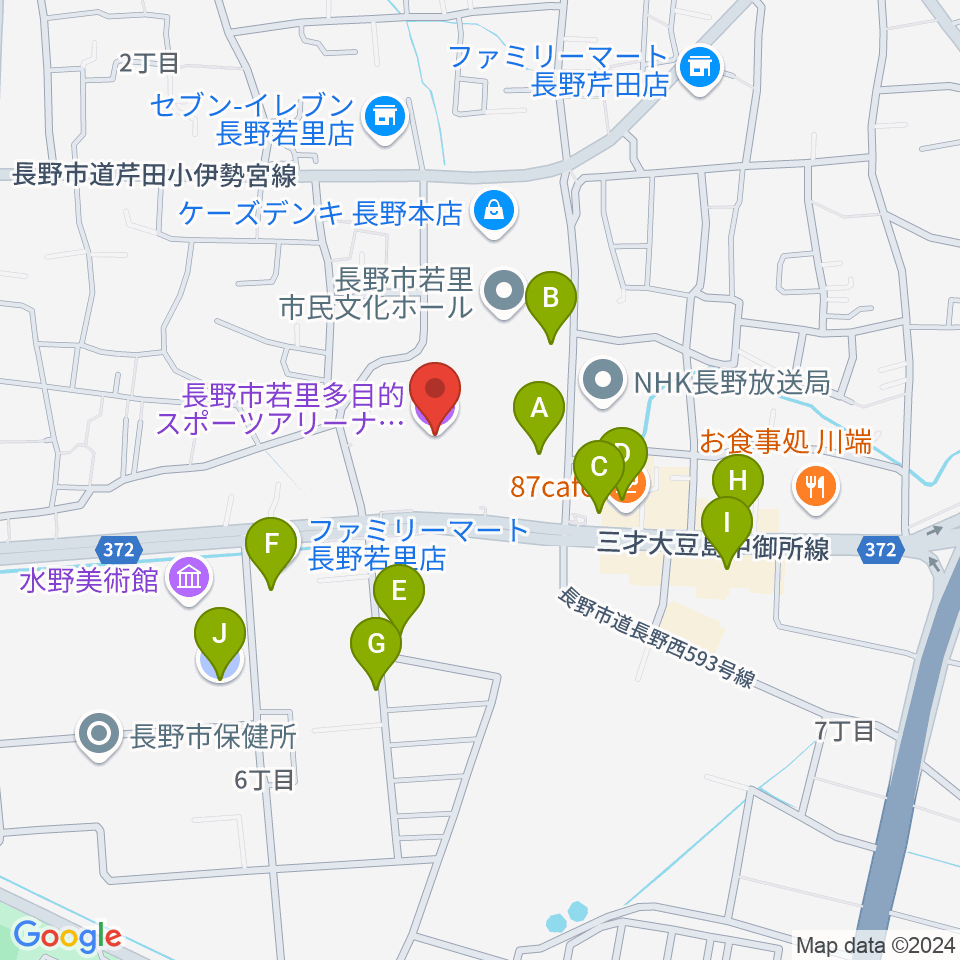 ビッグハット周辺の駐車場・コインパーキング一覧地図