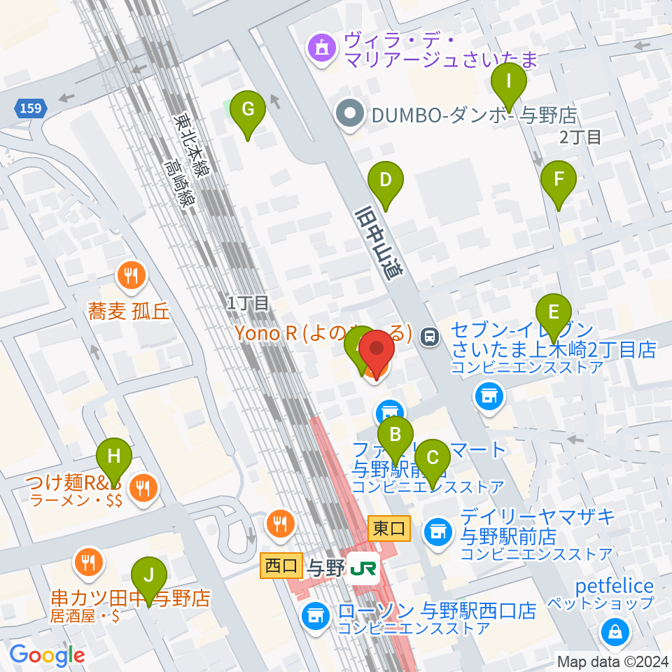 GalleryシャインEAST周辺の駐車場・コインパーキング一覧地図