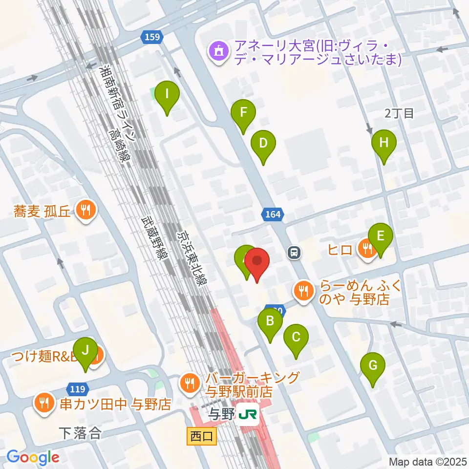 GalleryシャインEAST周辺の駐車場・コインパーキング一覧地図