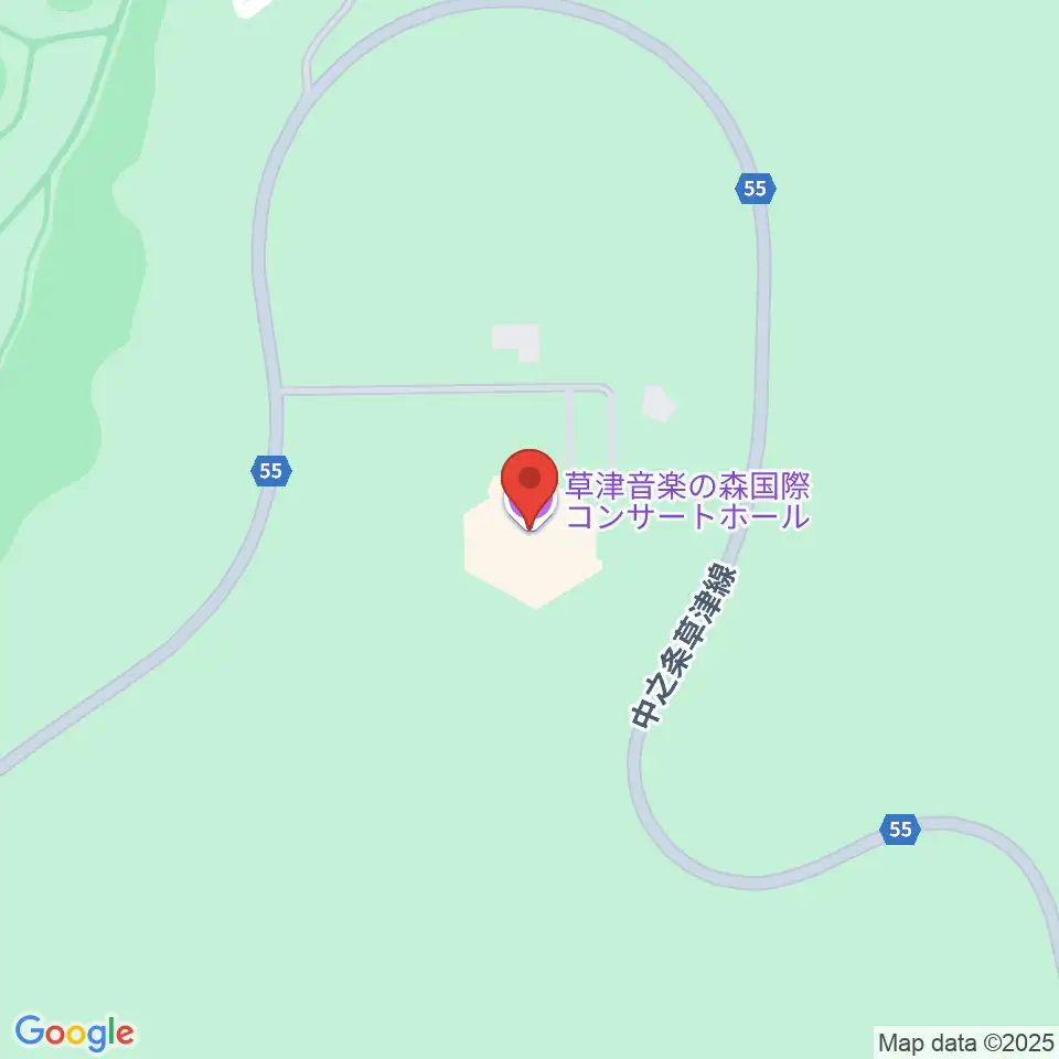 草津音楽の森国際コンサートホール周辺の駐車場・コインパーキング一覧地図