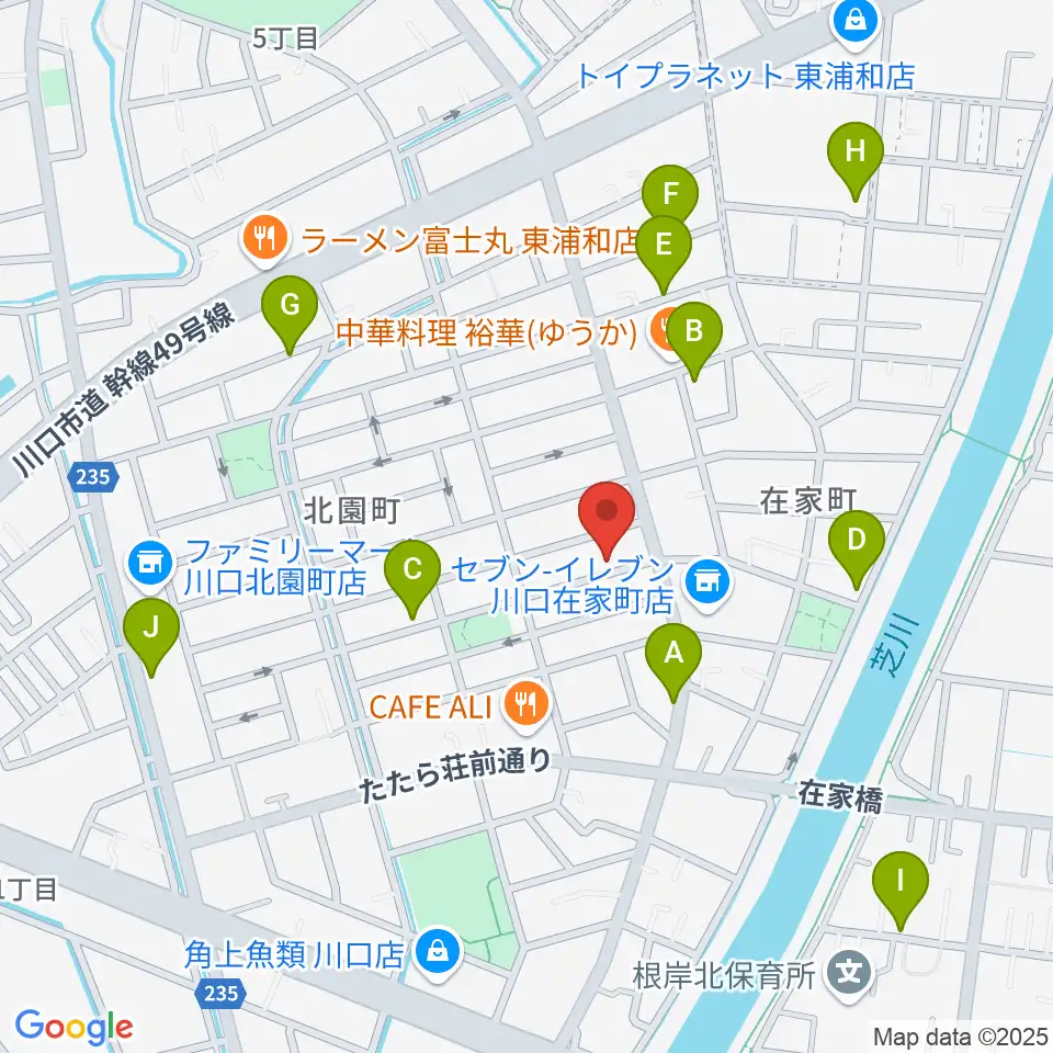 マスカット音楽教室周辺の駐車場・コインパーキング一覧地図