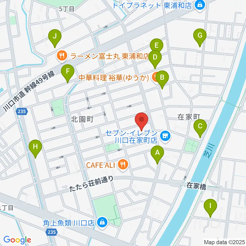 マスカット音楽教室周辺の駐車場・コインパーキング一覧地図