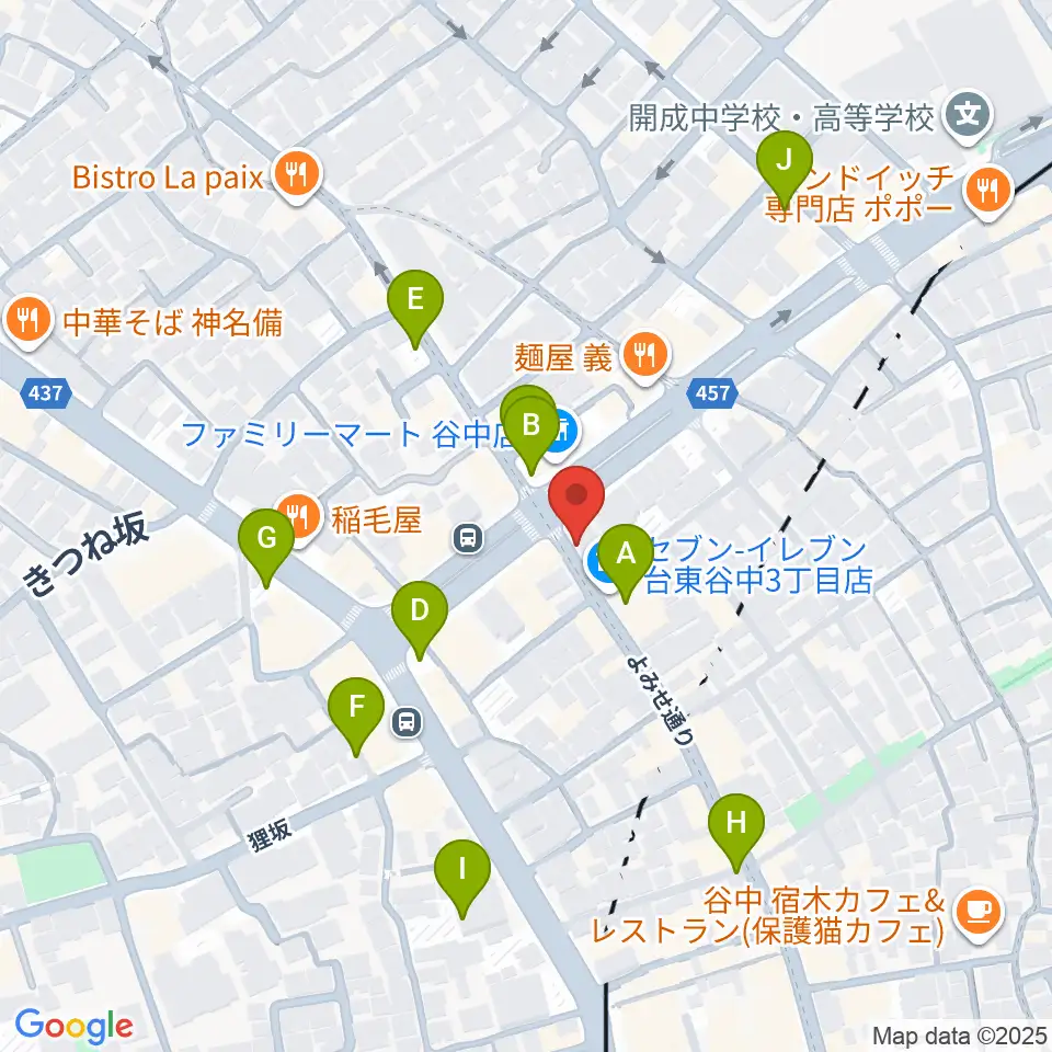 やなか音楽ホール周辺の駐車場・コインパーキング一覧地図