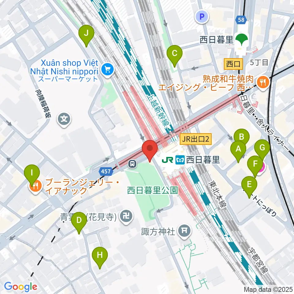 ハート音楽院ギター教室周辺の駐車場・コインパーキング一覧地図