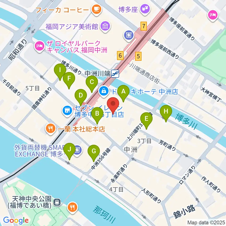 DRUM TRIBE周辺の駐車場・コインパーキング一覧地図