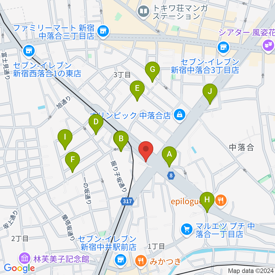 PAPAGENO周辺の駐車場・コインパーキング一覧地図