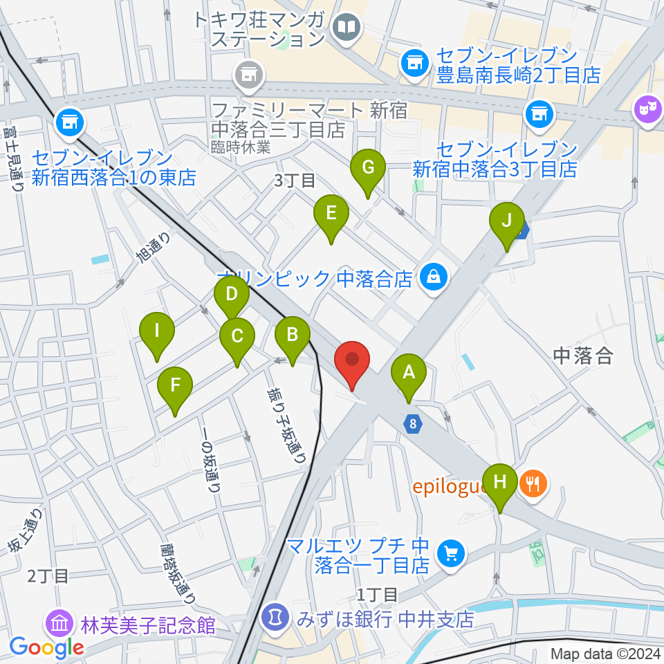 PAPAGENO周辺の駐車場・コインパーキング一覧地図