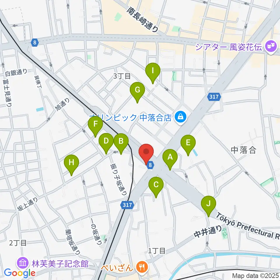 PAPAGENO周辺の駐車場・コインパーキング一覧地図
