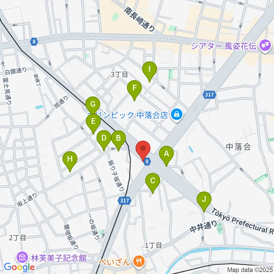 PAPAGENO周辺の駐車場・コインパーキング一覧地図