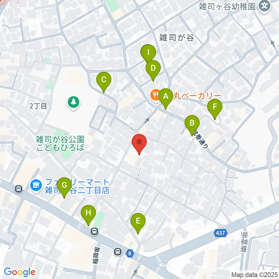 雑司が谷音楽堂周辺の駐車場・コインパーキング一覧地図