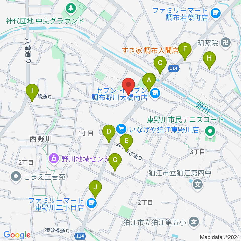 山石屋洋琴工房周辺の駐車場・コインパーキング一覧地図