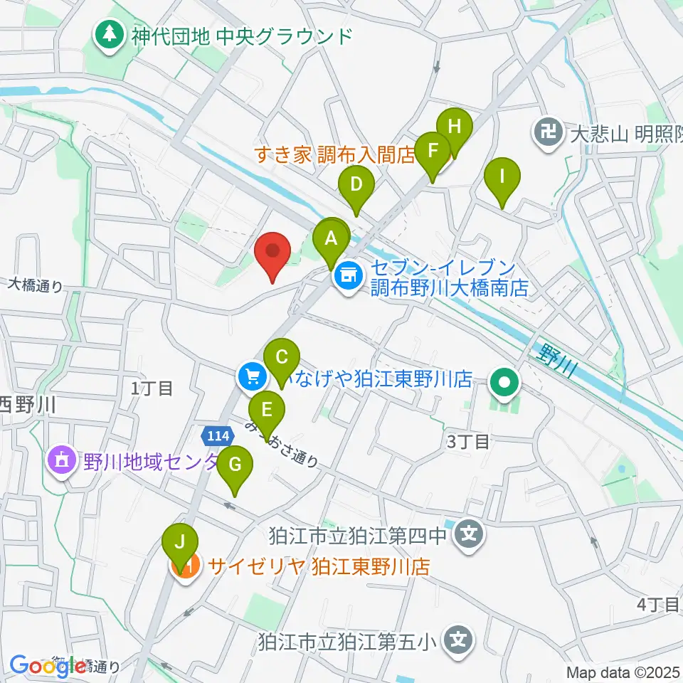山石屋洋琴工房周辺の駐車場・コインパーキング一覧地図