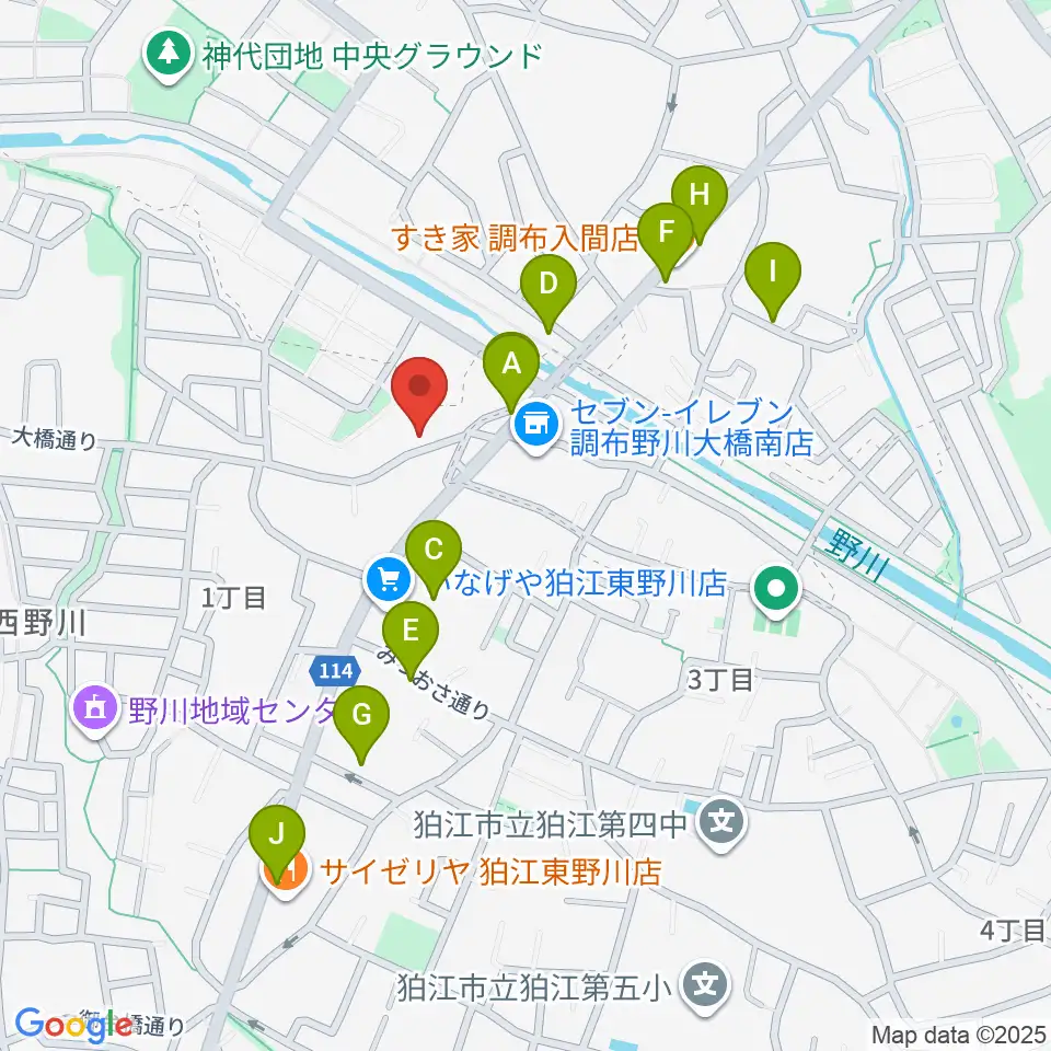 山石屋洋琴工房周辺の駐車場・コインパーキング一覧地図