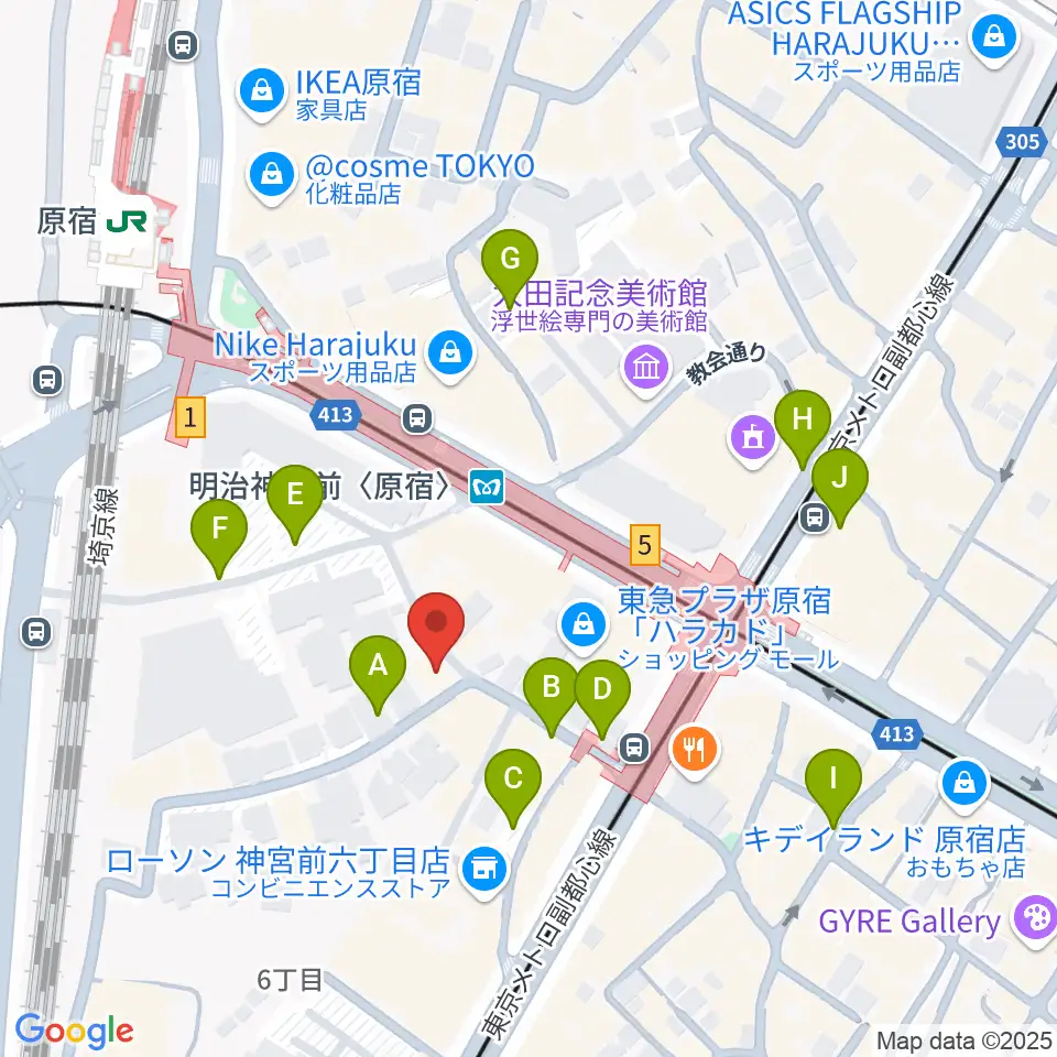 hall 60 ホールソワサント周辺の駐車場・コインパーキング一覧地図