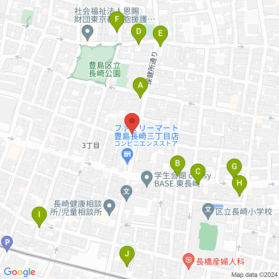 一音会ミュージックスクール周辺の駐車場・コインパーキング一覧地図