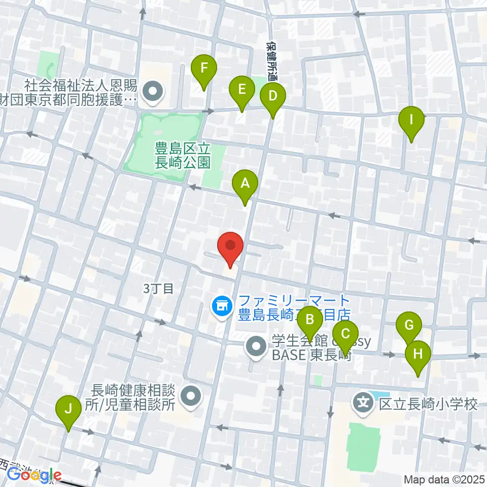 一音会ミュージックスクール周辺の駐車場・コインパーキング一覧地図