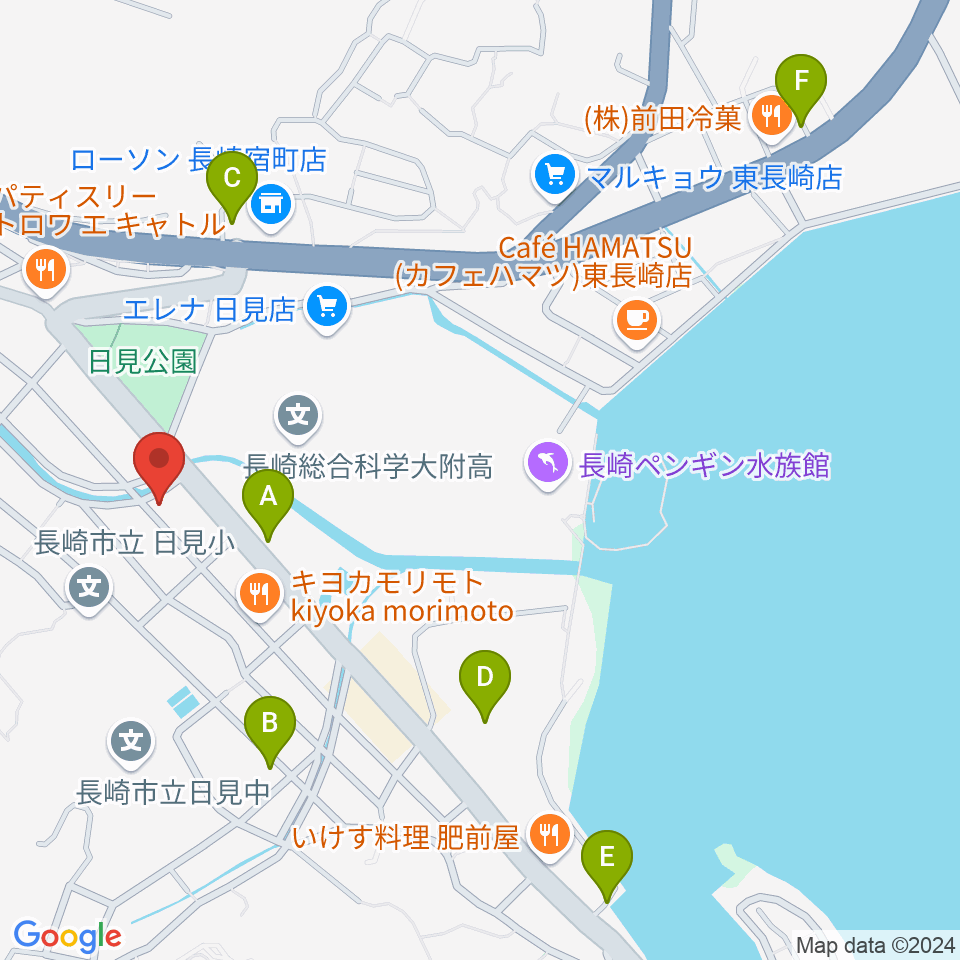 クボタホール周辺の駐車場・コインパーキング一覧地図