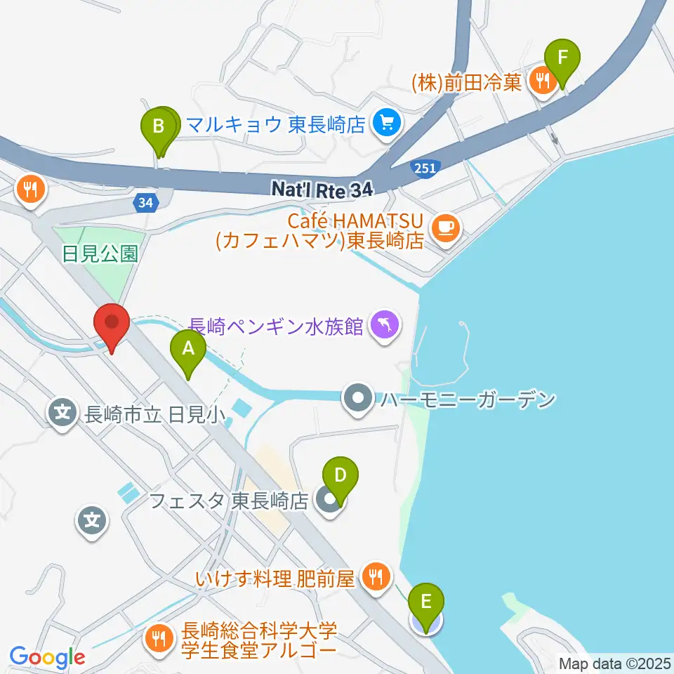 クボタホール周辺の駐車場・コインパーキング一覧地図